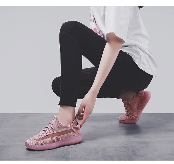Fashion Sneakers Women Casual Shoes Breathable Mesh Summer High Quality Running Shoes