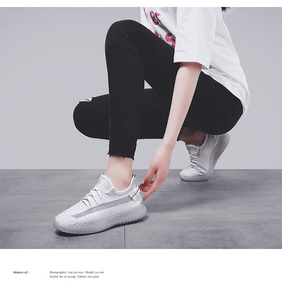 Fashion Sneakers Women Casual Shoes Breathable Mesh Summer High Quality Running Shoes