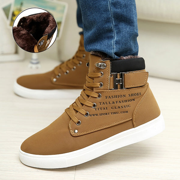 Comfortable High Top brand Canvas Men sneaker shoes