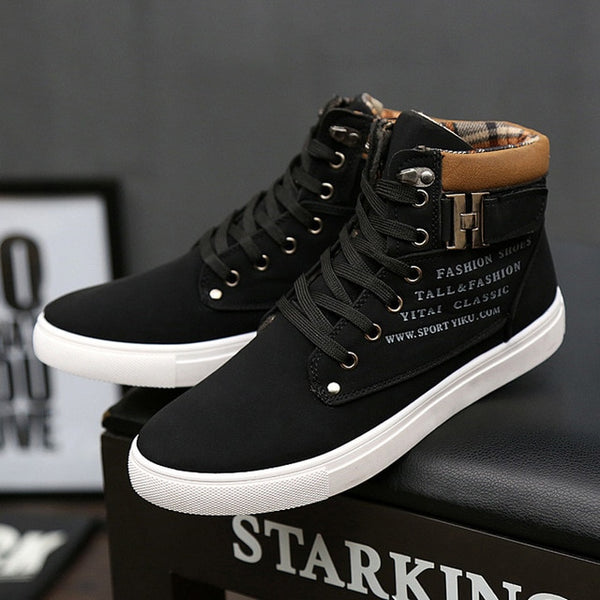 Comfortable High Top brand Canvas Men sneaker shoes