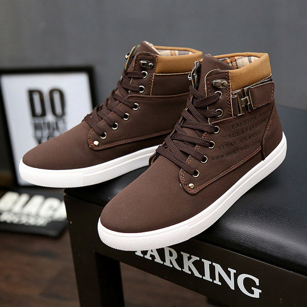 Comfortable High Top brand Canvas Men sneaker shoes