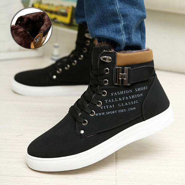 Comfortable High Top brand Canvas Men sneaker shoes