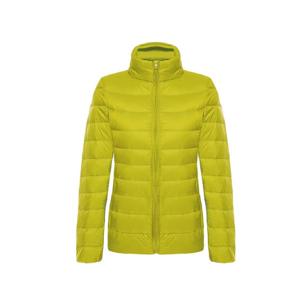 Down jacket women hooded ultra thin 90% Ultra Light duck down coat Female winter large sizes Solid Portable
