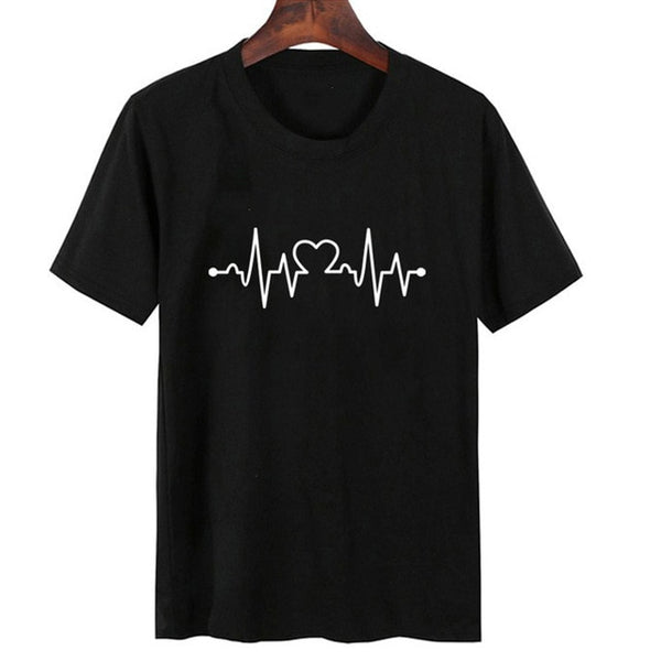 Fashion Women T Shirt Casual Short Sleeve Tees Shirt Cute Print Tosp