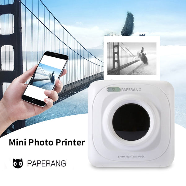 Portable Bluetooth Printer Mini Pocket Photo Printer Mobile Phone Pictures Thermal Printer