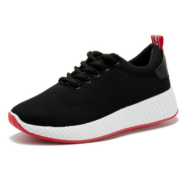 LZJ Mesh Women Breathable Tenis Feminino Lace Up Outdoor Casual Shoes Lightweight