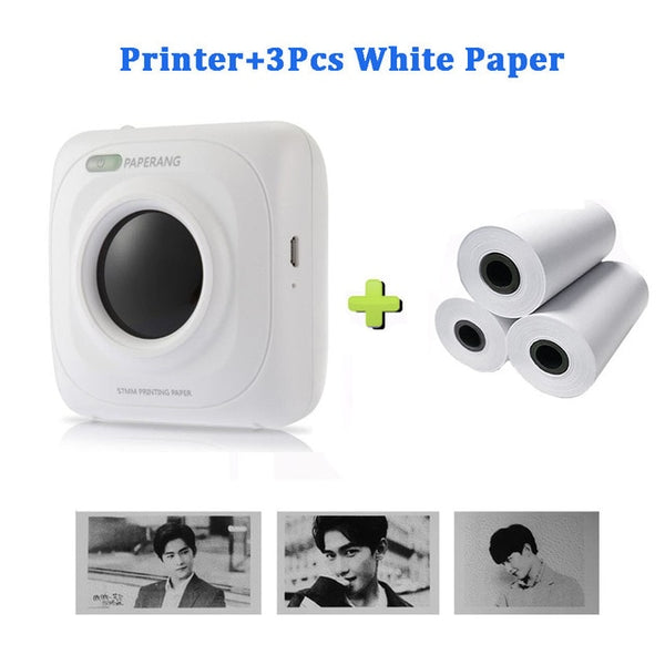 Portable Bluetooth Printer Mini Pocket Photo Printer Mobile Phone Pictures Thermal Printer