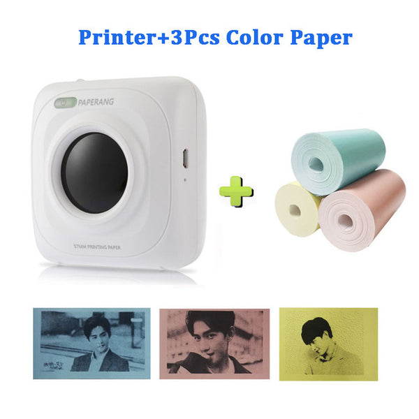 Portable Bluetooth Printer Mini Pocket Photo Printer Mobile Phone Pictures Thermal Printer