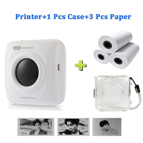 Portable Bluetooth Printer Mini Pocket Photo Printer Mobile Phone Pictures Thermal Printer