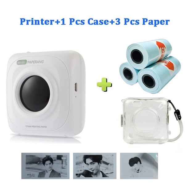 Portable Bluetooth Printer Mini Pocket Photo Printer Mobile Phone Pictures Thermal Printer