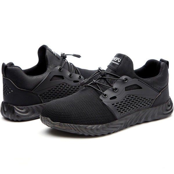 Men's Steel Toe Work Safety Shoes Casual Breathable Outdoor Sneakers