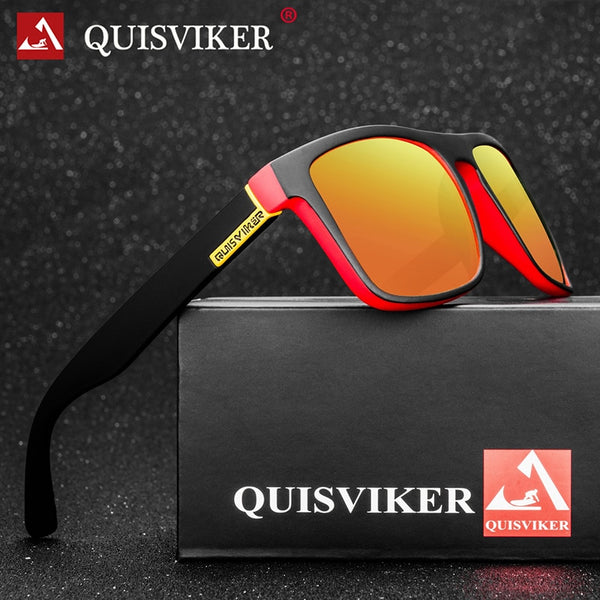 QUISVIKER Polarized Men Women Sun Glasses Square Eyewear