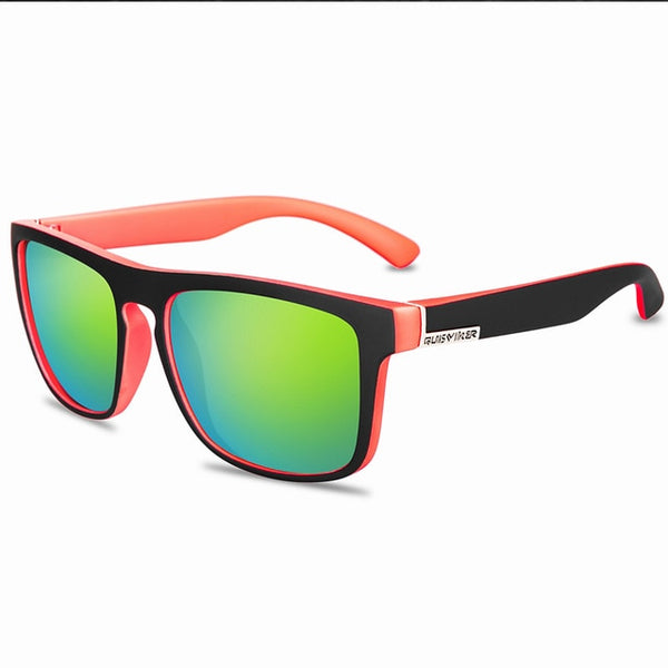 QUISVIKER Polarized Men Women Sun Glasses Square Eyewear