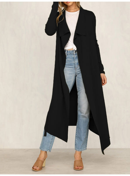 Women Autumn Spring Windbreakers Ladies  Slim Coat Fashion British Style Female Black Clothing