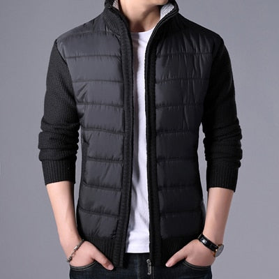 Winter Wool Sweater Men Fleece