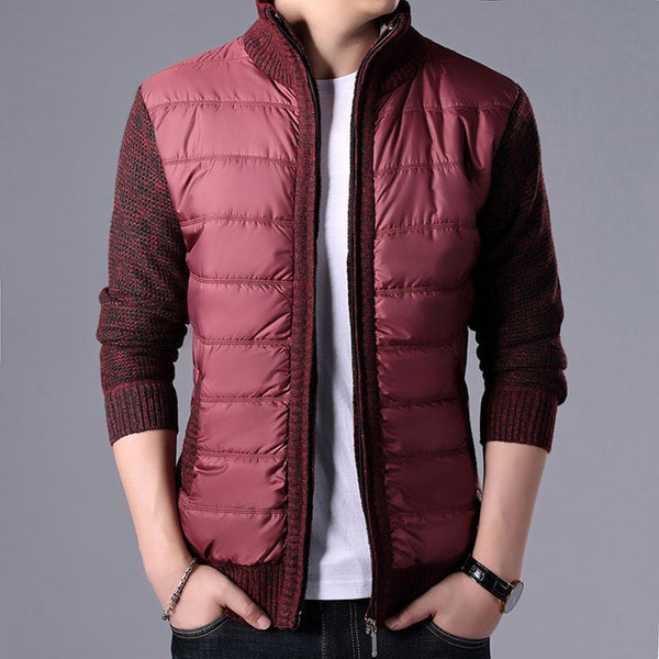 Winter Wool Sweater Men Fleece