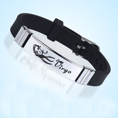 Zodiac Sign Bracelet for M/W Stainless Steel