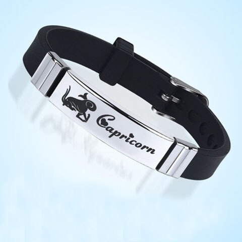 Zodiac Sign Bracelet for M/W Stainless Steel
