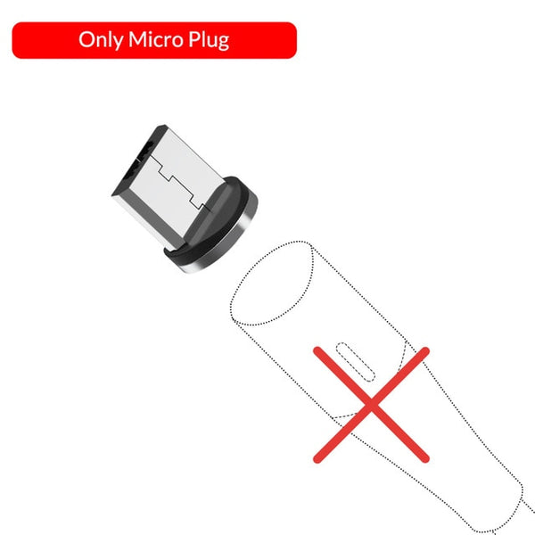 TOPK AM60 3A Fast Charging LED Magnetic Micro USB Type C Cable