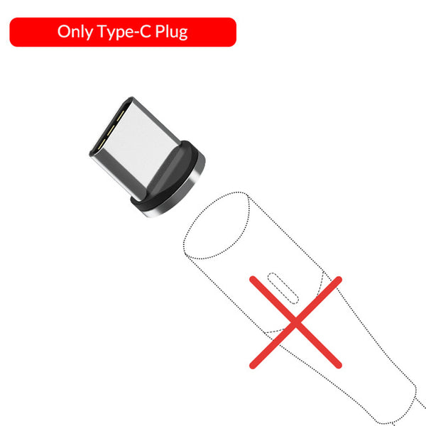 TOPK AM60 3A Fast Charging LED Magnetic Micro USB Type C Cable