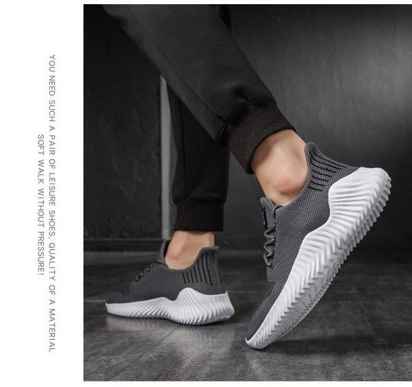 Hot Style Shoes Men High Quality Sneakers Male Flyknit Breathable Gym