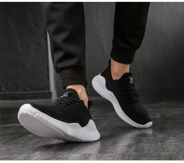 Hot Style Shoes Men High Quality Sneakers Male Flyknit Breathable Gym