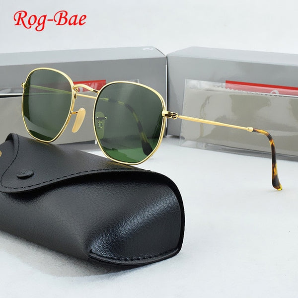 RogBae Brand sunglasses glass lens HD Retro