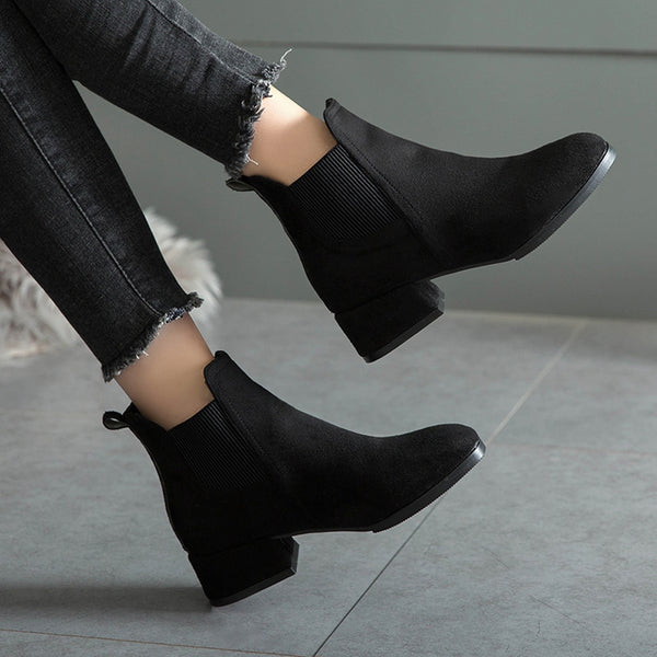 Women Boot Ankle Boots For Women Boots Women'S Shoes Woman Shoe Booties Woman Black Botas Mujer Bota Feminina 2020