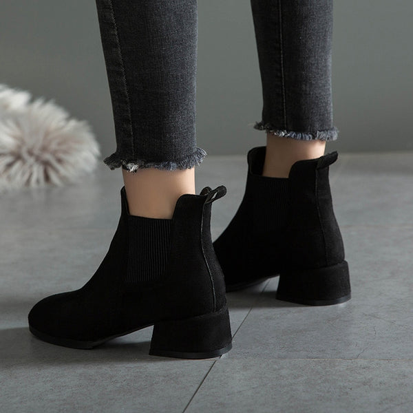 Women Boot Ankle Boots For Women Boots Women'S Shoes Woman Shoe Booties Woman Black Botas Mujer Bota Feminina 2020