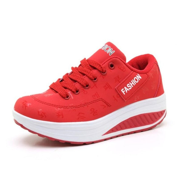 Women's Shoes Vulcanized Shoes Autumn Women's Increased Shoes Lace-up Shoes
