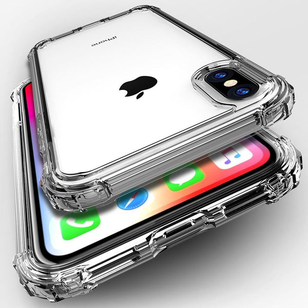 Fashion Shockproof Bumper Transparent  Phone Case For iPhone 11 X XS XR XS Max 8 7 6 6S Plus