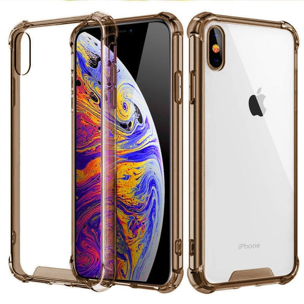Fashion Shockproof Bumper Transparent  Phone Case For iPhone 11 X XS XR XS Max 8 7 6 6S Plus