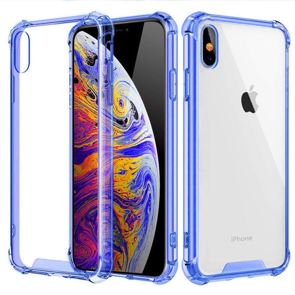 Fashion Shockproof Bumper Transparent  Phone Case For iPhone 11 X XS XR XS Max 8 7 6 6S Plus