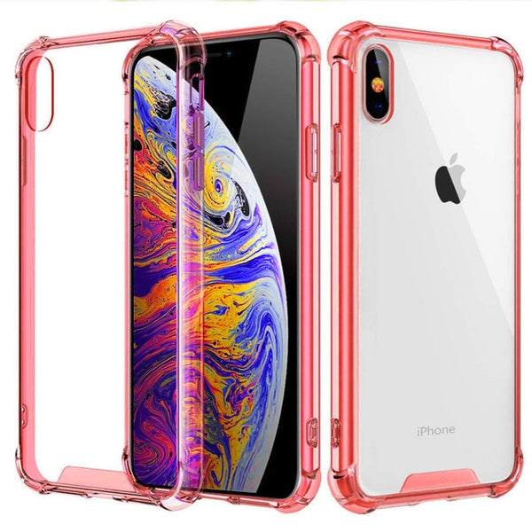 Fashion Shockproof Bumper Transparent  Phone Case For iPhone 11 X XS XR XS Max 8 7 6 6S Plus