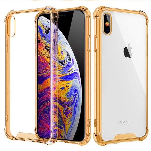 Fashion Shockproof Bumper Transparent  Phone Case For iPhone 11 X XS XR XS Max 8 7 6 6S Plus
