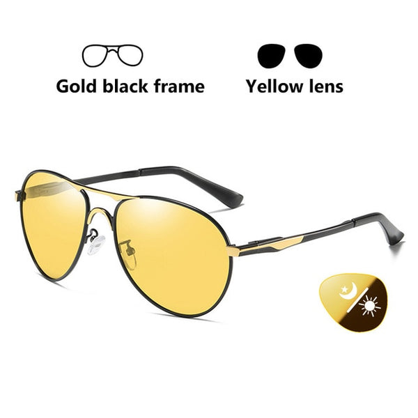 CoolPandas Top Quality Aviation Men Sunglasses Polarized Driving