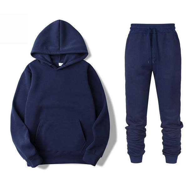 Jogging Suit Men'S Sports Hooded Long-Sleeved