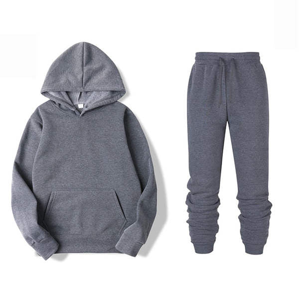 Jogging Suit Men'S Sports Hooded Long-Sleeved