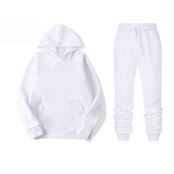 Jogging Suit Men'S Sports Hooded Long-Sleeved