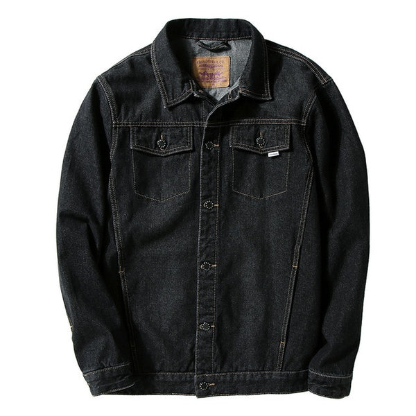 New Spring And Autumn Denim Jean Casual Jacket Men