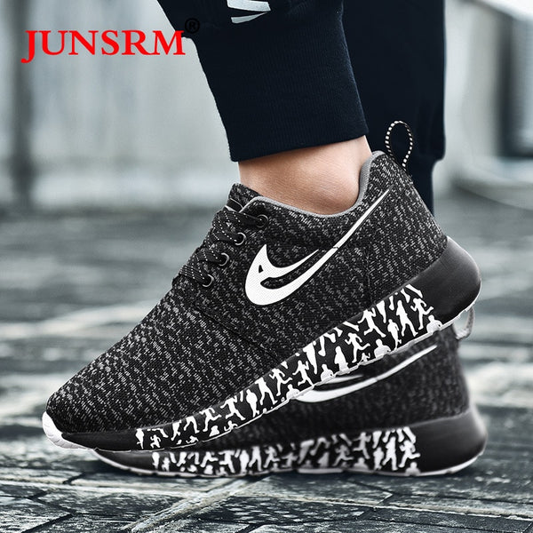 Man Running Shoes For Men Outdoor Breathable Sport Shoes Women Comfortable Athletic Flat Shoes