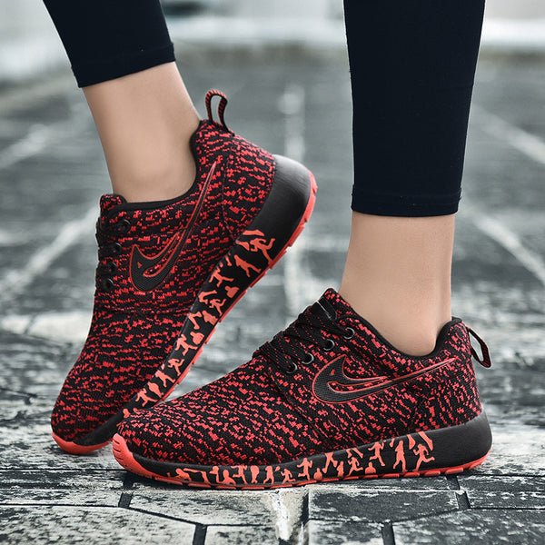 Man Running Shoes For Men Outdoor Breathable Sport Shoes Women Comfortable Athletic Flat Shoes