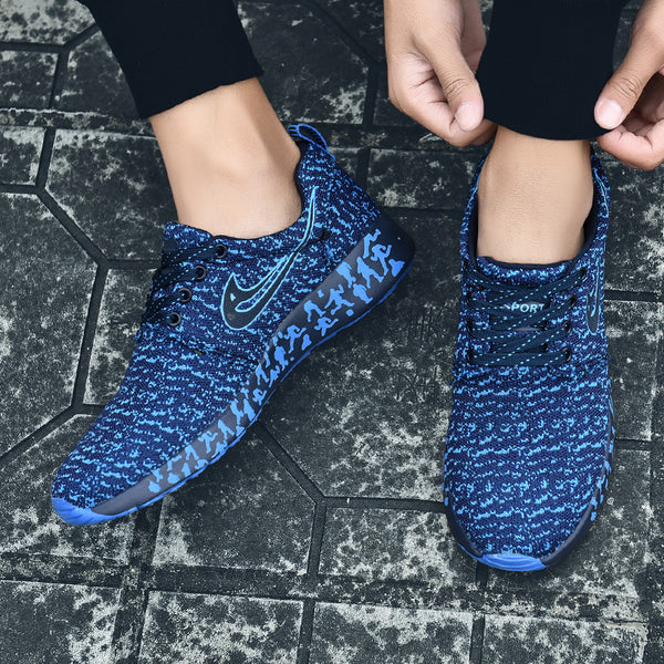 Man Running Shoes For Men Outdoor Breathable Sport Shoes Women Comfortable Athletic Flat Shoes