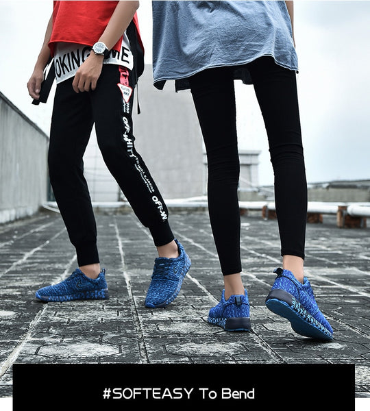 Man Running Shoes For Men Outdoor Breathable Sport Shoes Women Comfortable Athletic Flat Shoes