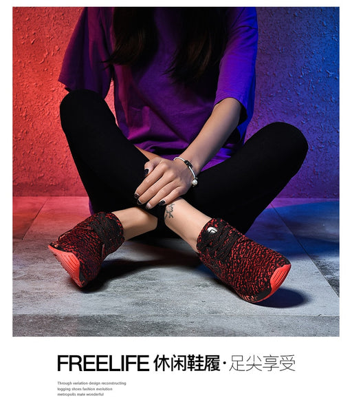 Man Running Shoes For Men Outdoor Breathable Sport Shoes Women Comfortable Athletic Flat Shoes