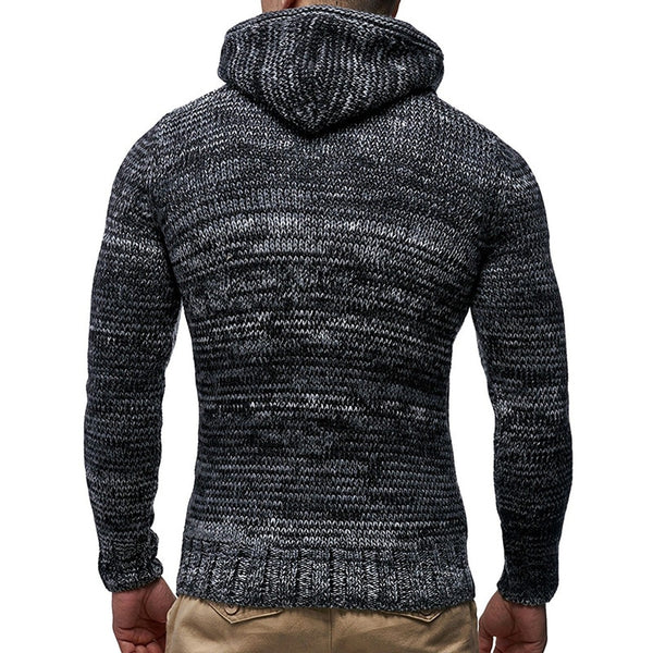 Zogaa Autumn Winter Men Hooded Sweaters Male Sweater
