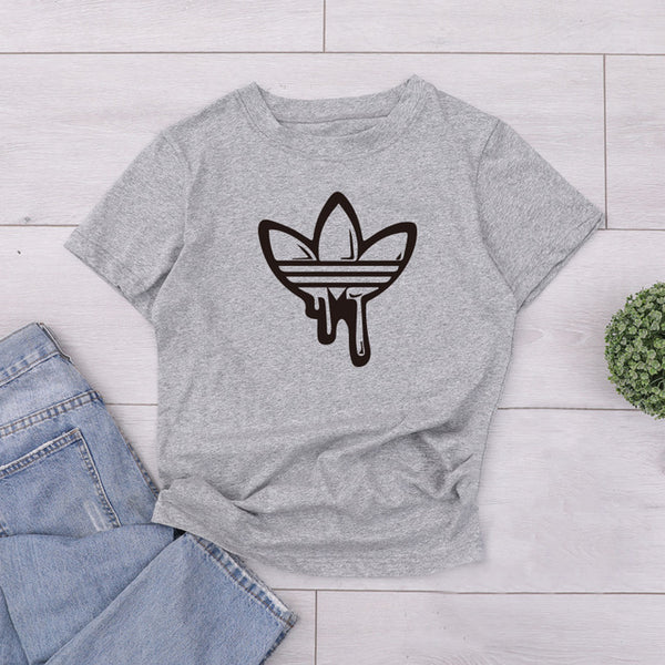 Love Printed Women T-shirts Casual Tee Shirt