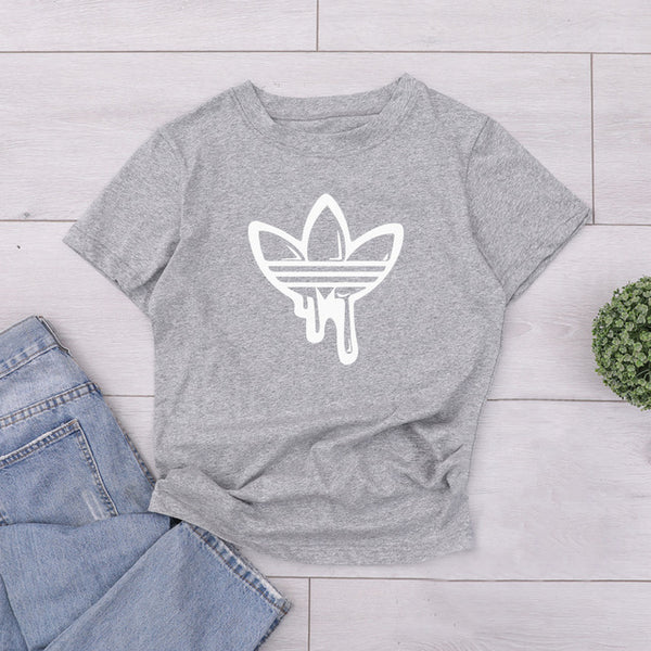 Love Printed Women T-shirts Casual Tee Shirt