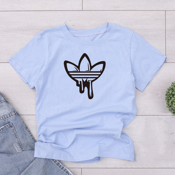 Love Printed Women T-shirts Casual Tee Shirt