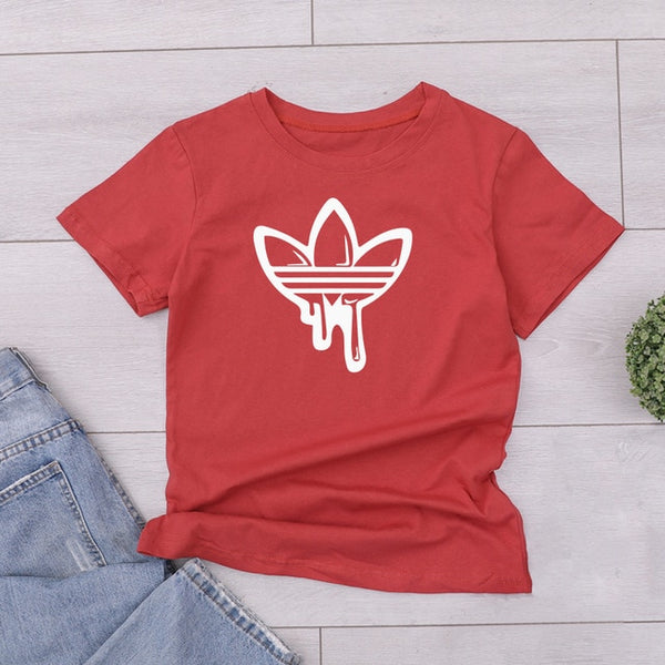 Love Printed Women T-shirts Casual Tee Shirt